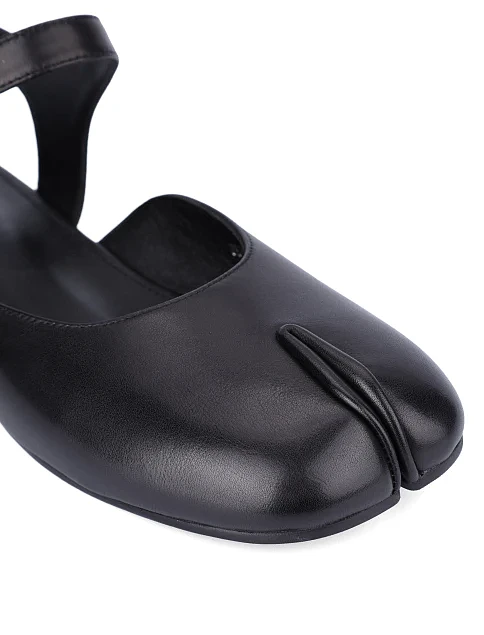 Жіночі балетки зі шкіри чорні - фото 5 - Miraton