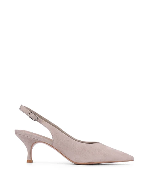 Женские туфли велюровые бежевые - фото 1 - Miraton