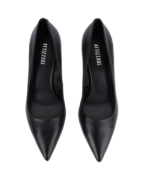 Жіночі туфлі шкіряні чорні - фото 2 - Miraton