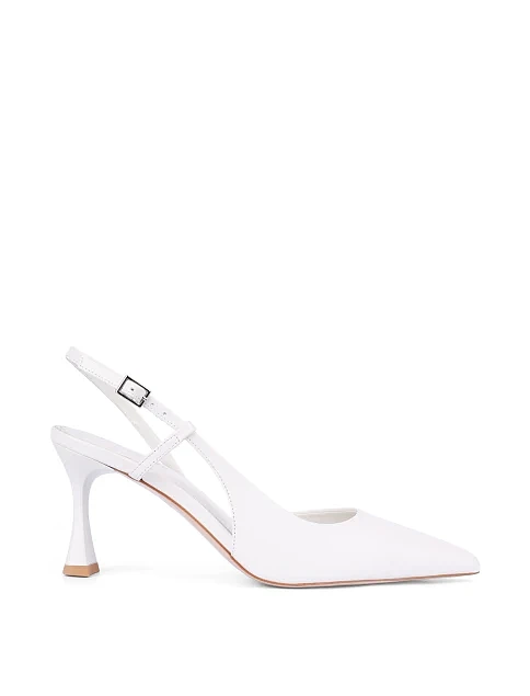 Женские туфли кожаные рисового цвета - фото 1 - Miraton