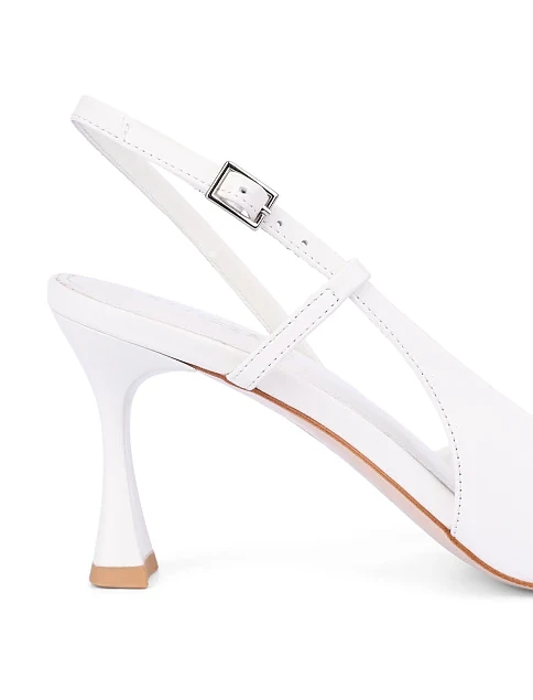 Женские туфли кожаные рисового цвета - фото 5 - Miraton