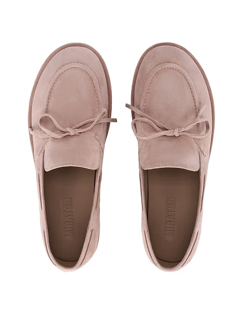 Женские слиперы велюровые бежевые - фото 2 - Miraton