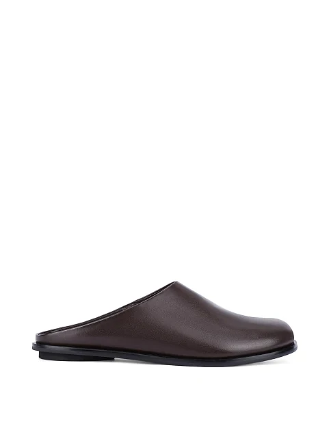 Жіночі сліпери шкіряні коричневі - фото 1 - Miraton
