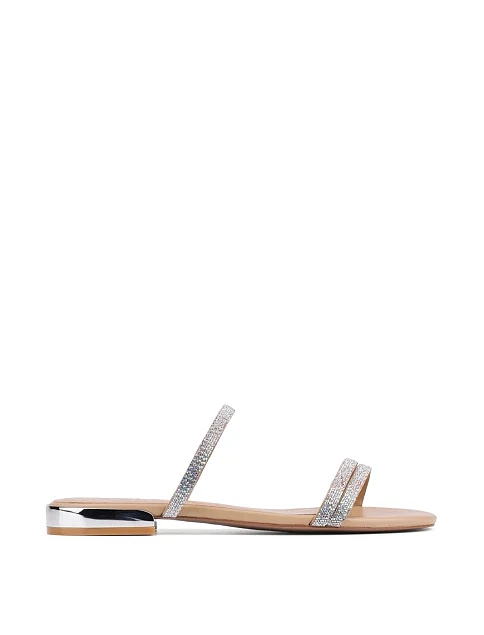 Жіночі шльопанці шкіряні бежеві - фото 1 - Miraton