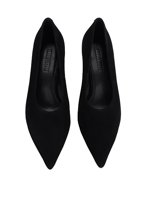 Жіночі туфлі велюрові чорні - фото 2 - Miraton