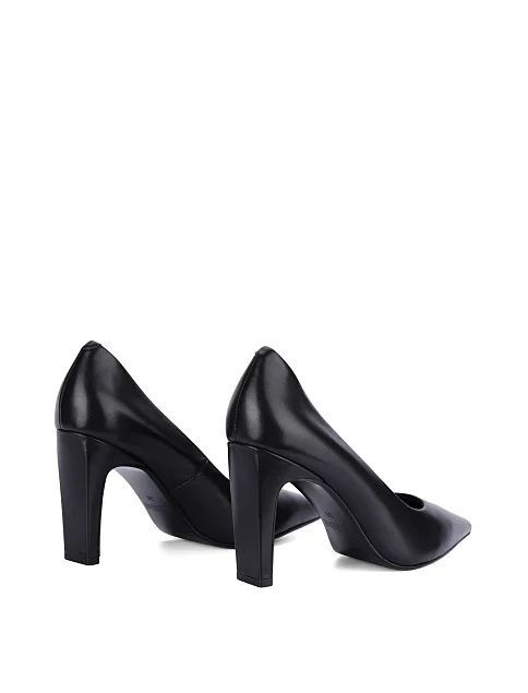 Жіночі туфлі шкіряні чорні - фото 4 - Miraton
