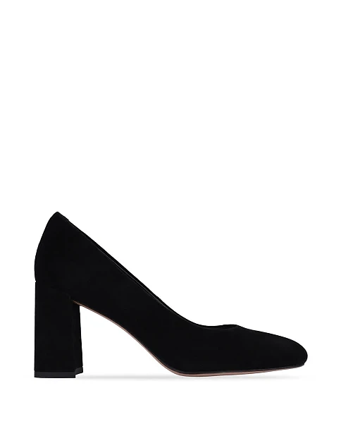 Жіночі туфлі велюрові чорні - фото 1 - Miraton