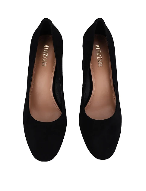 Жіночі туфлі велюрові чорні - фото 2 - Miraton
