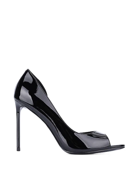 Жіночі шкіряні туфлі чорні - фото 1 - Miraton