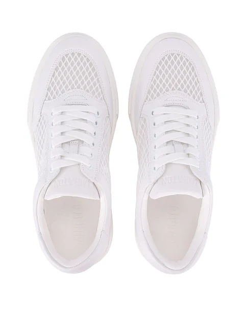 Жіночі кеди шкіряні білі - фото 2 - Miraton