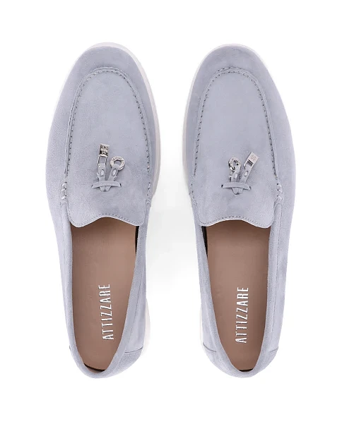 Жіночі сліпери велюрові блакитні - фото 2 - Miraton