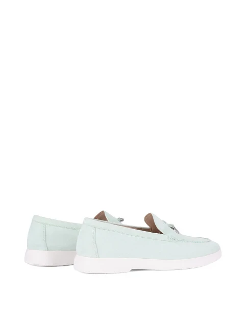 Женские слиперы велюровые голубые - фото 4 - Miraton