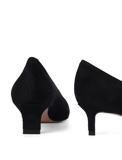 Жіночі туфлі велюрові чорні - фото 5 - Miraton