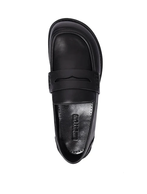 Жіночі туфлі шкіряні чорні - фото 2 - Miraton