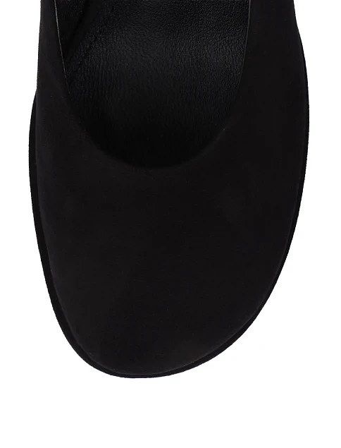 Жіночі туфлі велюрові чорні - фото 6 - Miraton