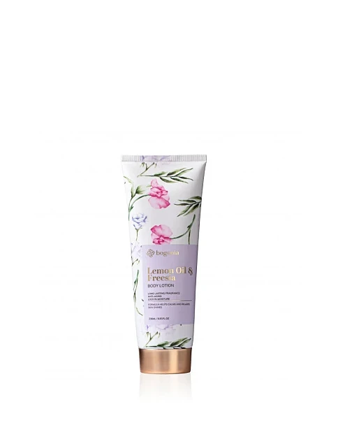 Лосьон для тела Bogenia Lemon Oil & Freesia Body Lotion - фото 1 - Miraton