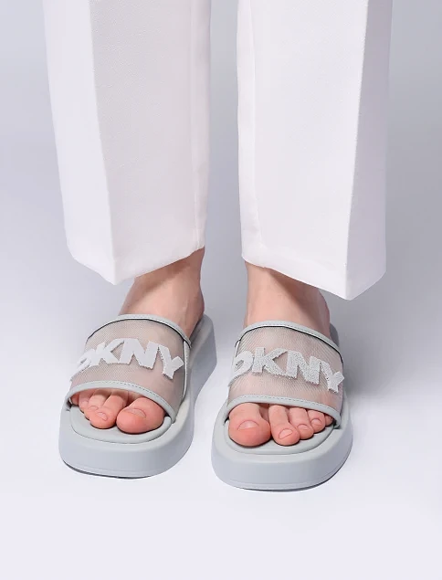 Жіночі шльопанці тканинні сірі - фото 7 - Miraton