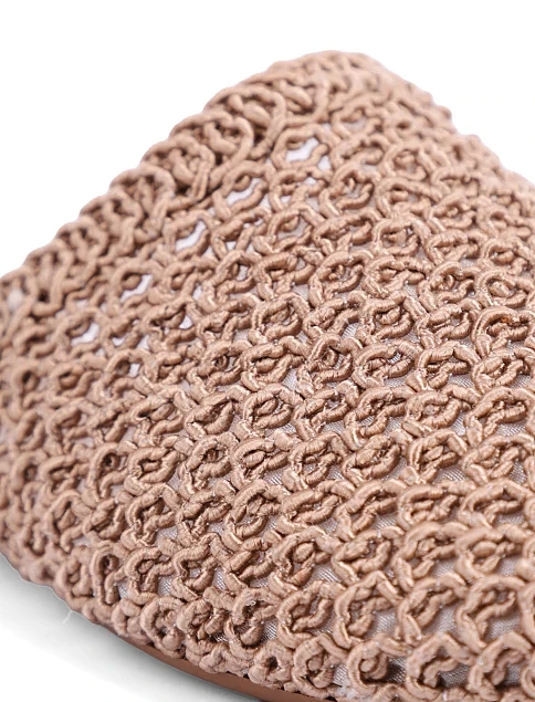 Женские слиперы тканевые бежевые - фото 5 - Miraton