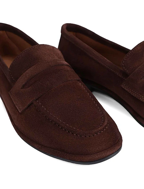 Жіночі сліпери велюрові коричневі - фото 5 - Miraton