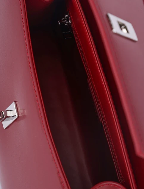 Жіноча сумка шкіряна червона - фото 7 - Miraton