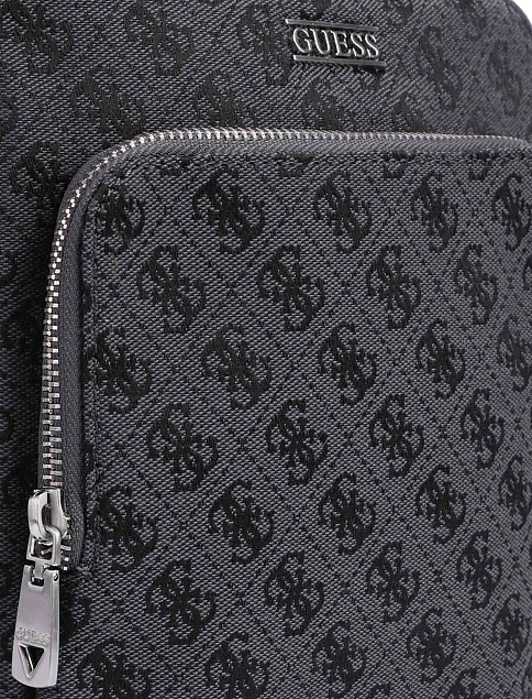 Чоловіча сумка месенджер з екошкіри чорна - фото 4 - Miraton