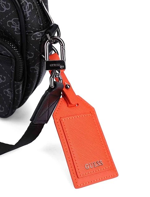 Чоловіча сумка через плече з екошкіри чорна - фото 4 - Miraton