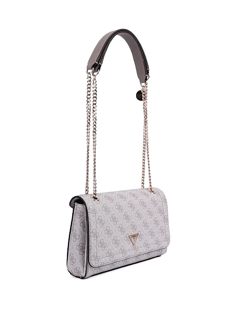 Жіноча сумка через плече з екошкіри молочного кольору - фото 2 - Miraton