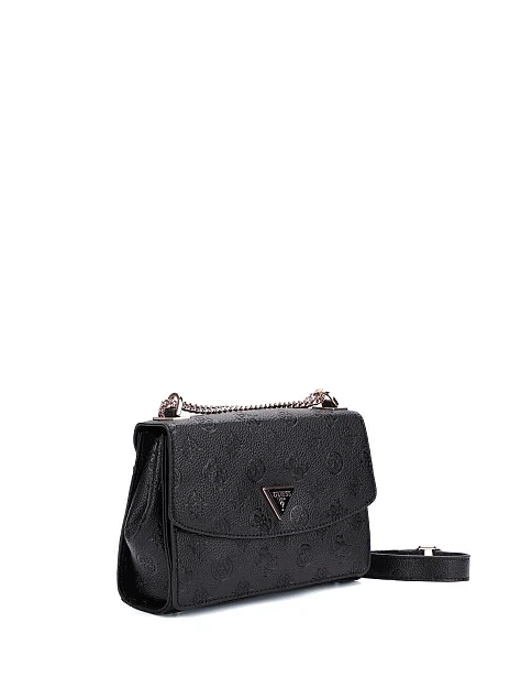 Женская сумка кросс-боди из экокожи черная - фото 2 - Miraton