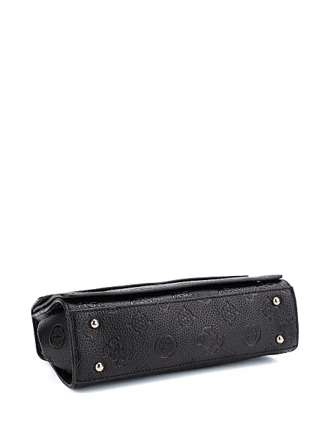 Женская сумка кросс-боди из экокожи черная - фото 5 - Miraton