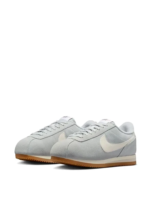 Женские кроссовки Nike W NIKE CORTEZ SUEDE кожаные серые - фото 3 - Miraton