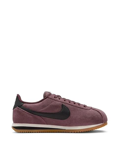 Женские кроссовки Nike W NIKE CORTEZ SUEDE кожаные коричневые - фото 1 - Miraton