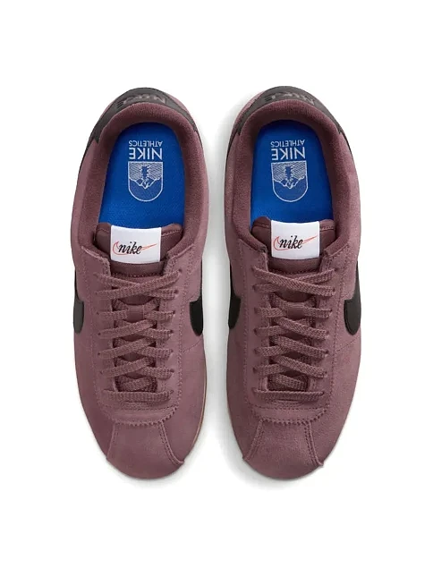 Женские кроссовки Nike W NIKE CORTEZ SUEDE кожаные коричневые - фото 4 - Miraton