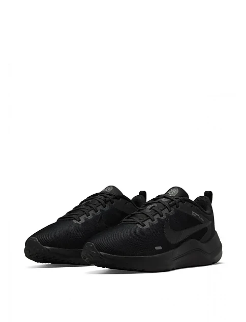 Чоловічі кросівки Nike Downshifter 12 текстильні чорні - фото 3 - Miraton