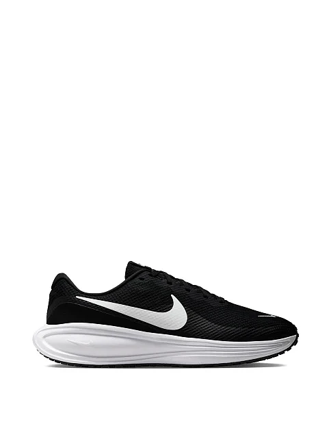 Мужские кроссовки Nike REVOLUTION 9 текстильные черные - фото 1 - Miraton