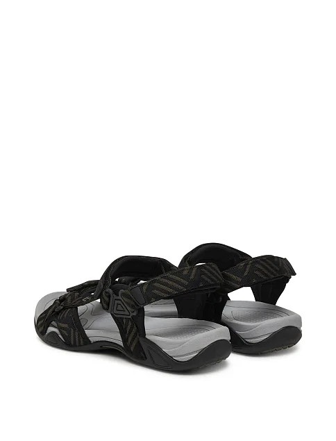 Мужские сандалии CMP HAMAL HIKING SANDAL из экокожи черные - фото 3 - Miraton