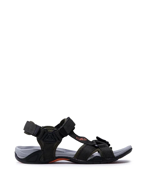 Мужские сандалии CMP HAMAL HIKING SANDAL из экокожи зеленые - фото 1 - Miraton