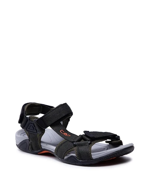 Мужские сандалии CMP HAMAL HIKING SANDAL из экокожи зеленые - фото 2 - Miraton