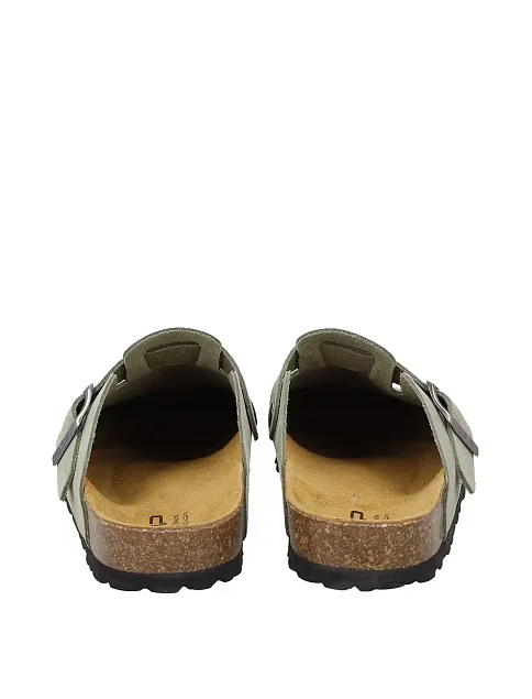 Женские сабо CMP NAVARRO SLIPPERS замшевые зеленые - фото 4 - Miraton