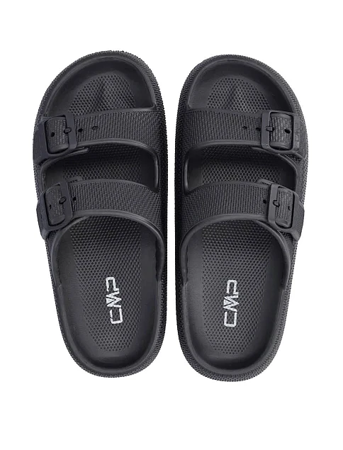 Чоловічі шльопанці CMP BELEM SLIPPER гумові чорні - фото 5 - Miraton