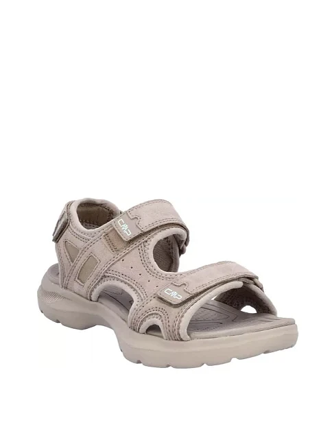Женские сандалии CMP EMBY HIKING SANDAL из нубука бежевые - фото 2 - Miraton