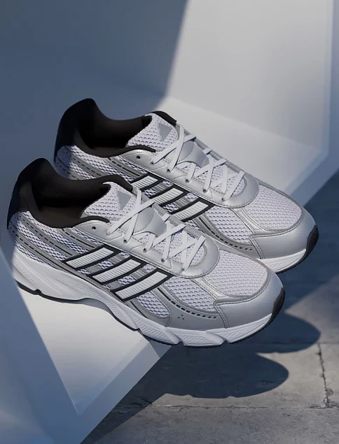 Чоловічі кросівки Adidas TECHNOCHAOS 2000 текстильні білі - фото 5 - Miraton