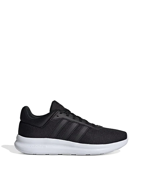 Женские кроссовки Adidas LITE RACER 4.0 текстильные черные - фото 1 - Miraton