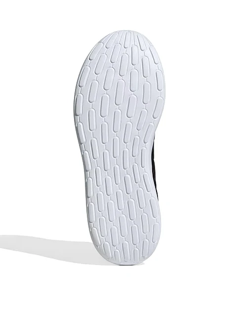 Женские кроссовки Adidas LITE RACER 4.0 текстильные черные - фото 2 - Miraton