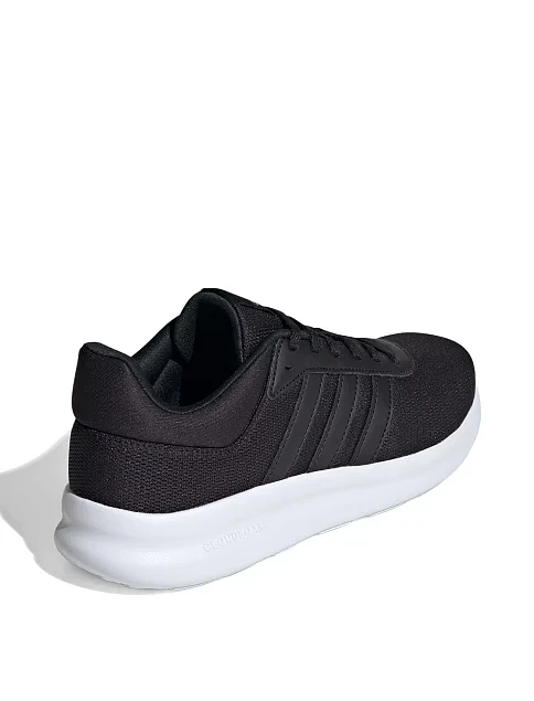 Женские кроссовки Adidas LITE RACER 4.0 текстильные черные - фото 4 - Miraton