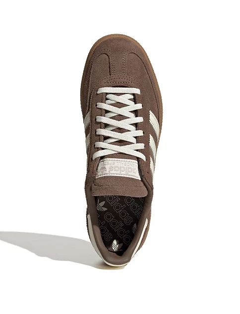 Женские кеды Adidas HANDBALL SPEZIAL кожаные коричневые - фото 6 - Miraton