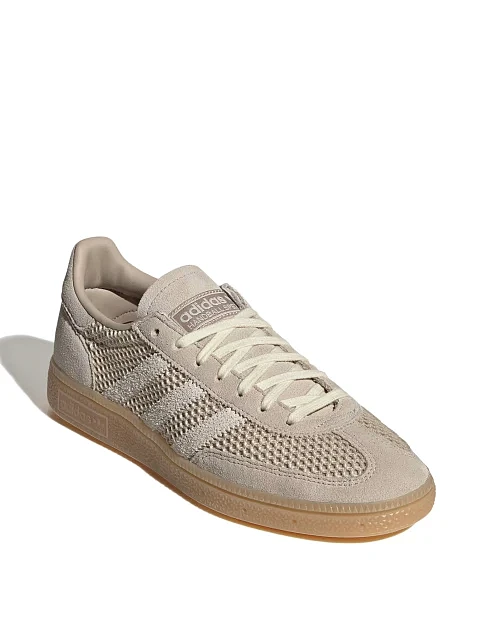 Женские кеды Adidas HANDBALL SPEZIAL кожаные бежевые - фото 3 - Miraton