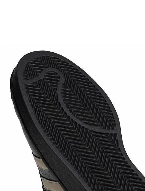 Мужские кеды Adidas SUPERSTAR II кожаные черные - фото 7 - Miraton