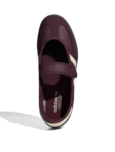 Жіночі кеди Adidas SAMBA JANE шкіряні бордові - фото 2 - Miraton