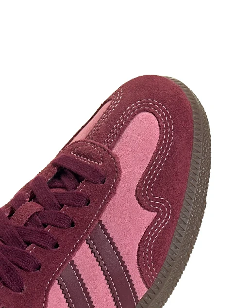 Женские кеды Adidas SAMBA OG кожаные розовые - фото 8 - Miraton