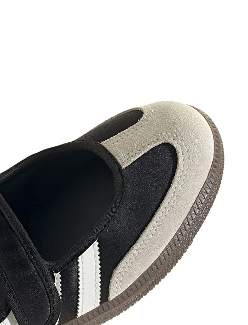 Женские кеды Adidas SAMBA JANE кожаные черные - фото 6 - Miraton